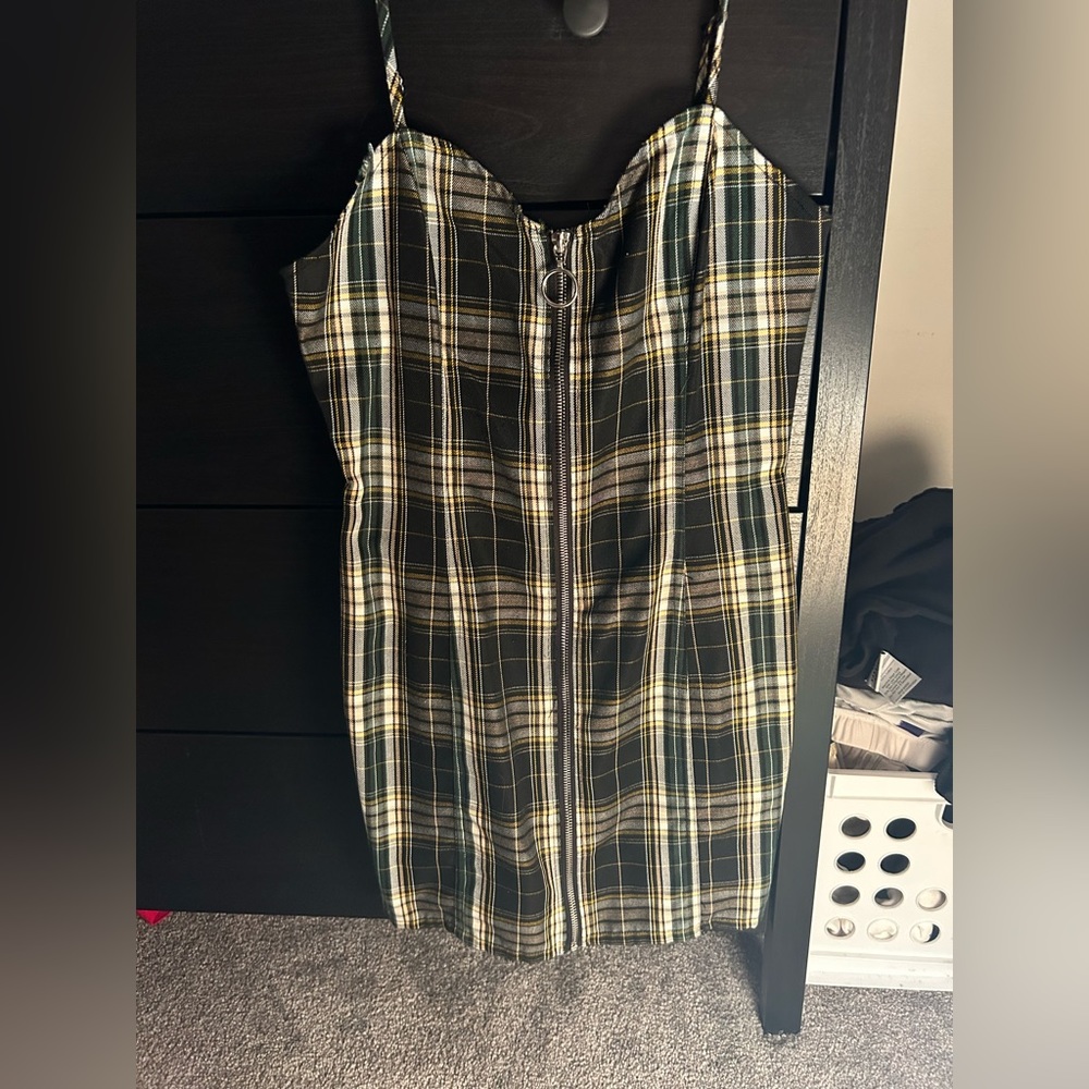 Plaid, Tight dress from Forever 21.